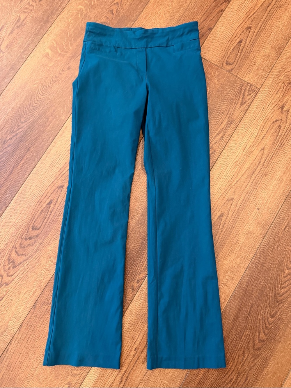 Women's Teal Boot Cut Pants